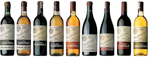 Imagen de todas las marcas de la bodega